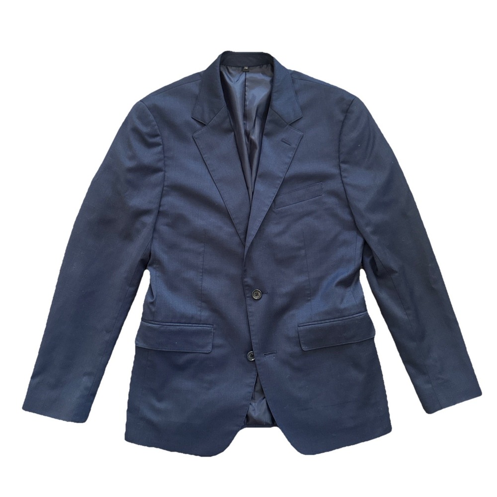 Bonobos Sport Coat Mens 38R Navy Slim Fit Wool Two Button Blazer